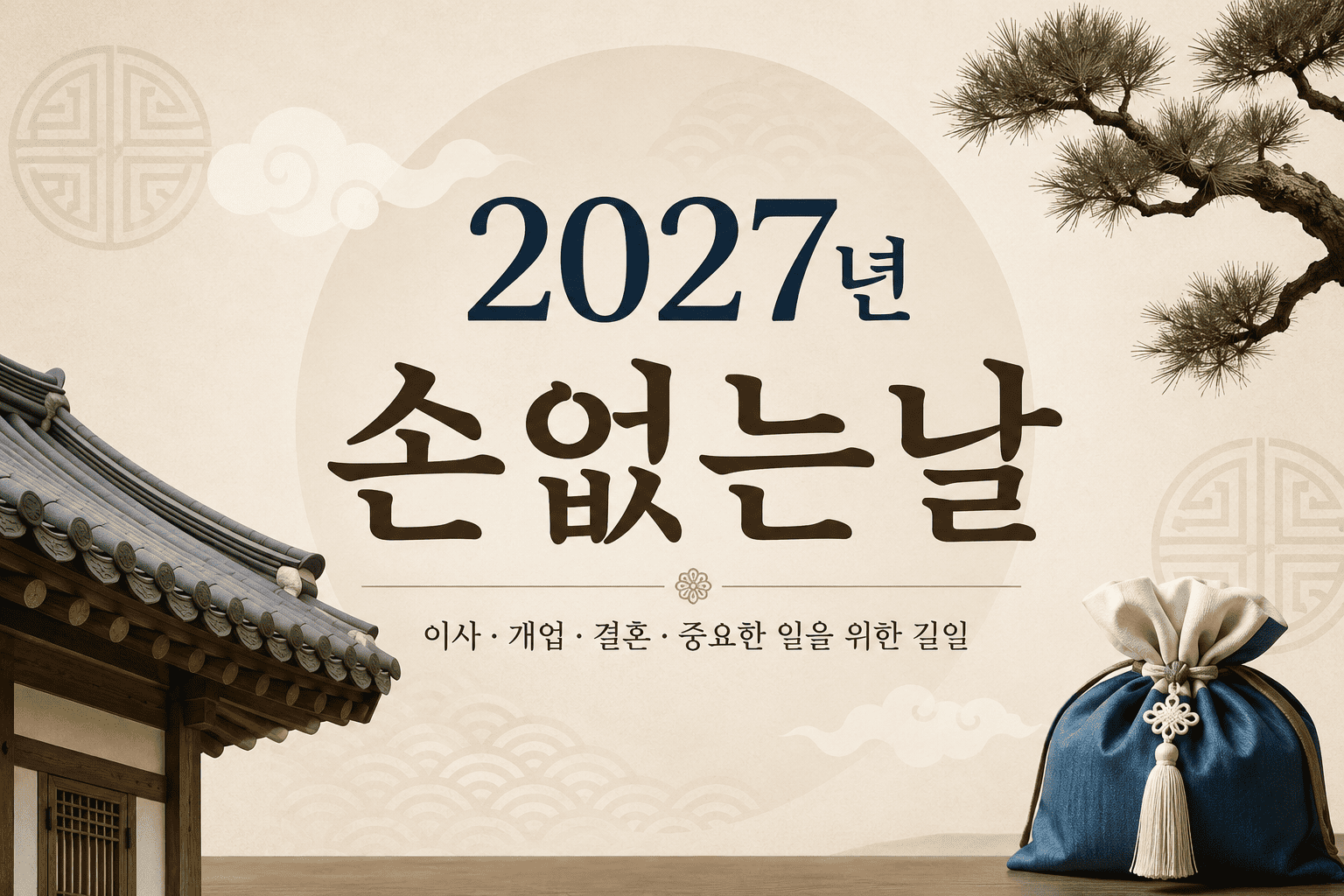 2027 손없는날 택일, 이사 개업 결혼 중요한 일을 위한 길일